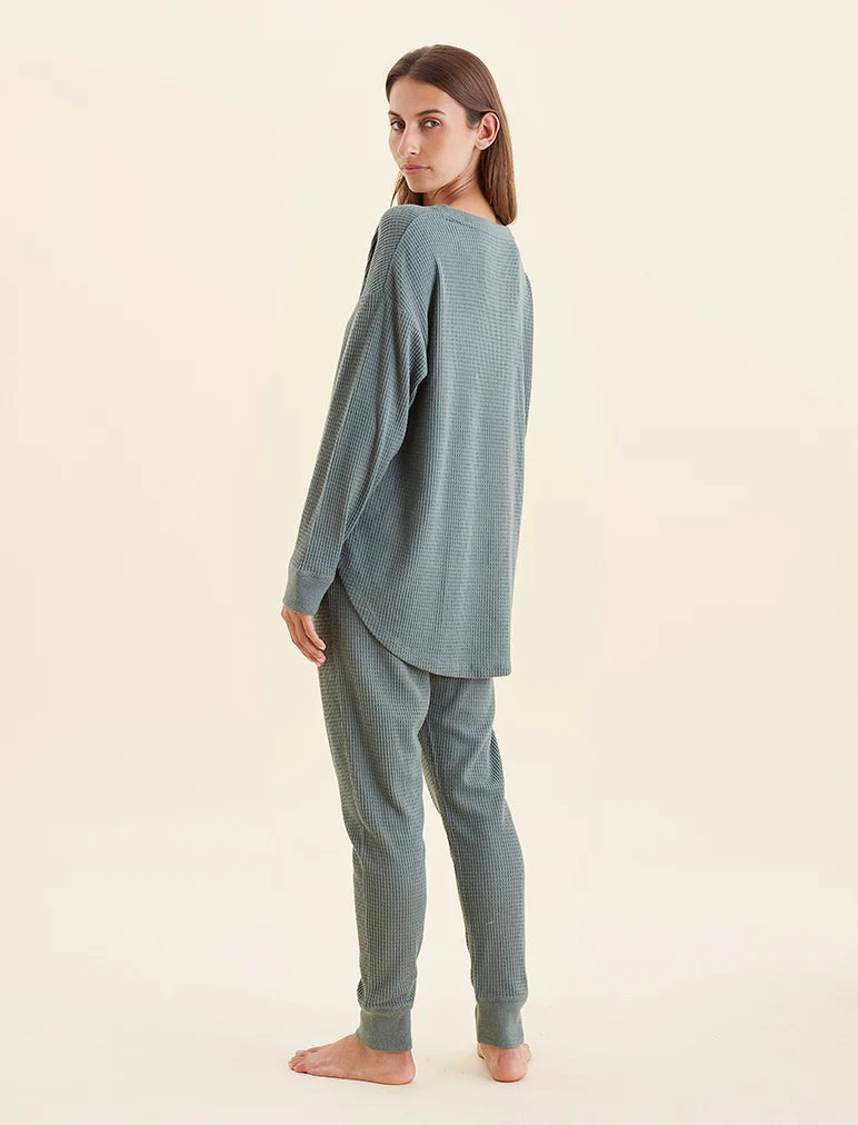 Papinelle - Super Soft Waffle LS Relaxed Top