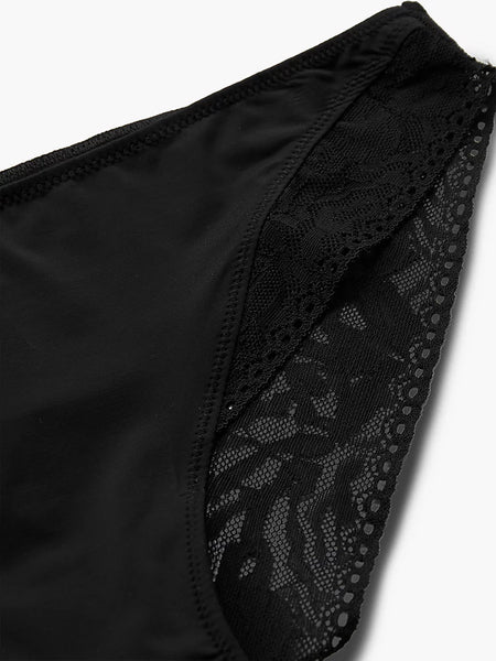 Calcinha Tanga Black Lace - Calvin Klein Underwear - Preto - Shop2gether