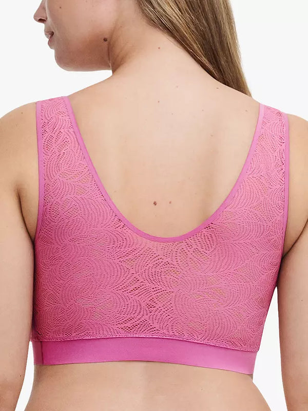 Chantelle - Softstretch Padded Lace Top | Rosebud