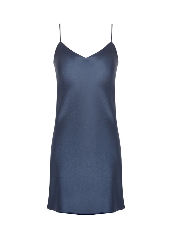 Simone Perele - Dream Silk Chemise|Cinder Blue