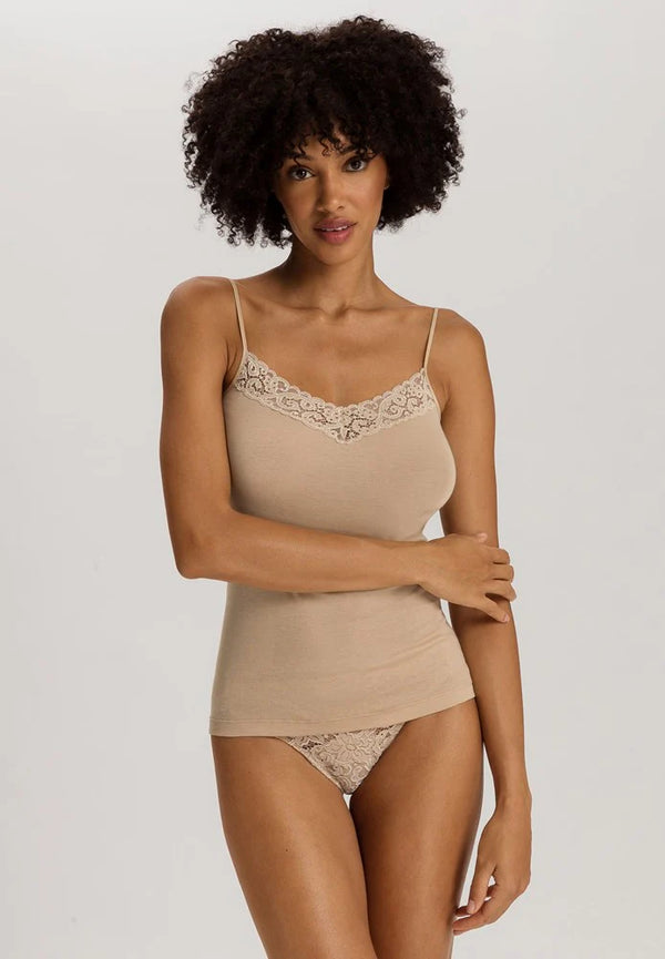 Hanro - Cotton Seamless Spaghetti  Singlet