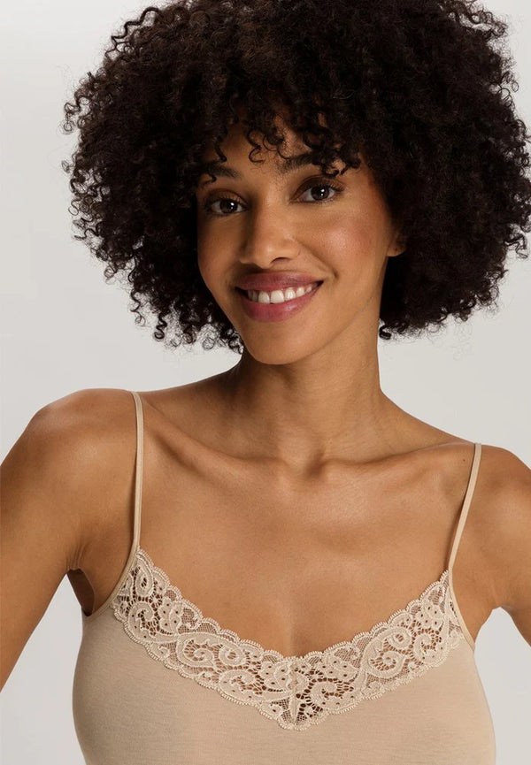 Hanro - Cotton Seamless Spaghetti  Singlet