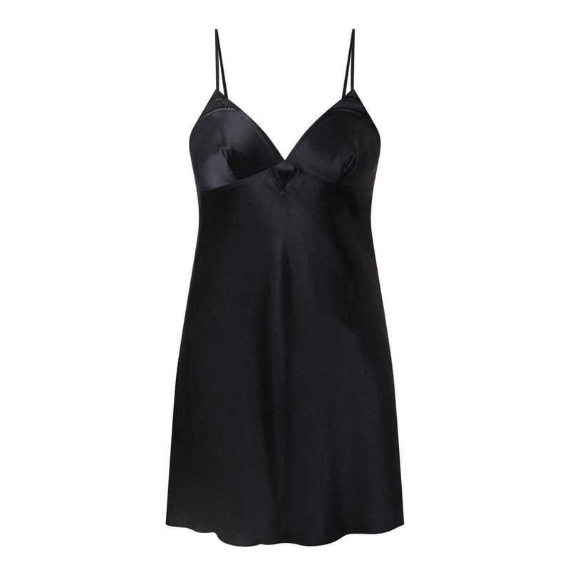 Chantelle - NightShade Silk Chemise | Black