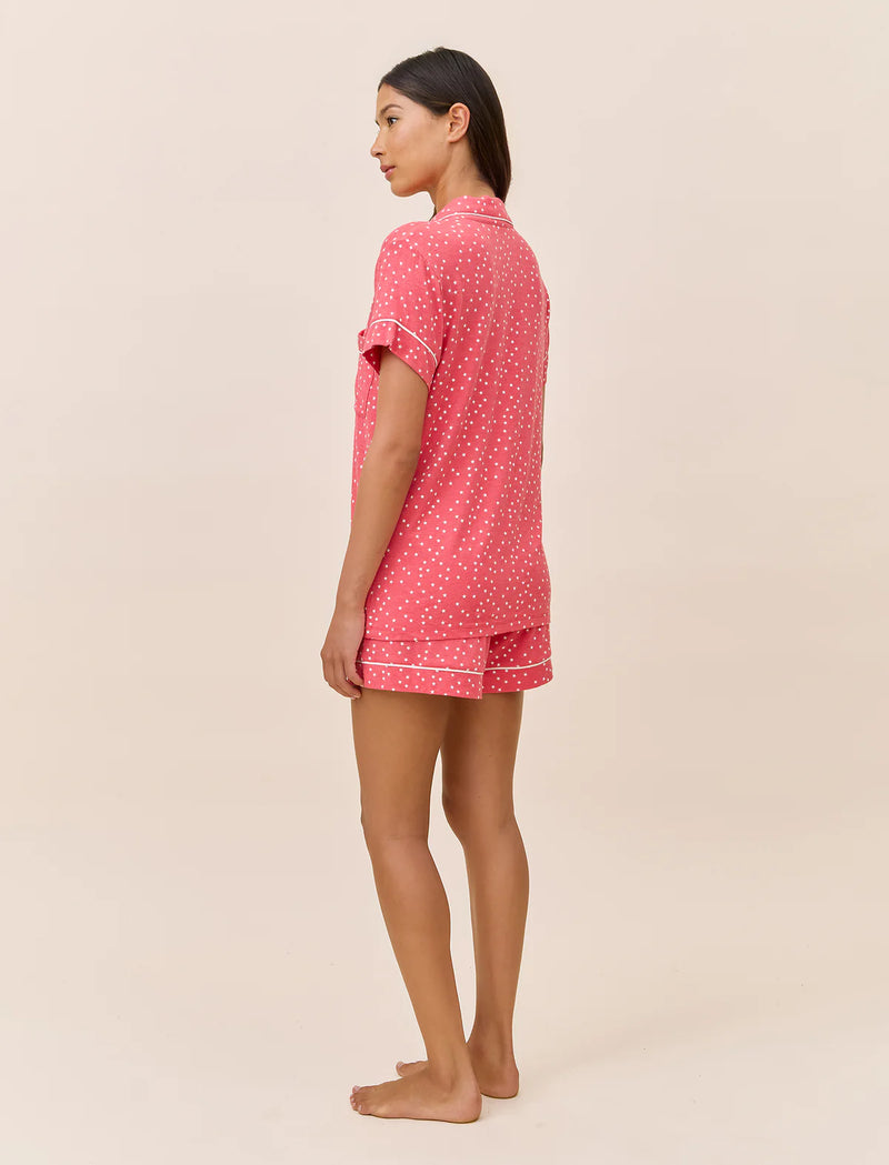 Papinelle - Kate Modal Soft Boxer PJ | Geranium Stars