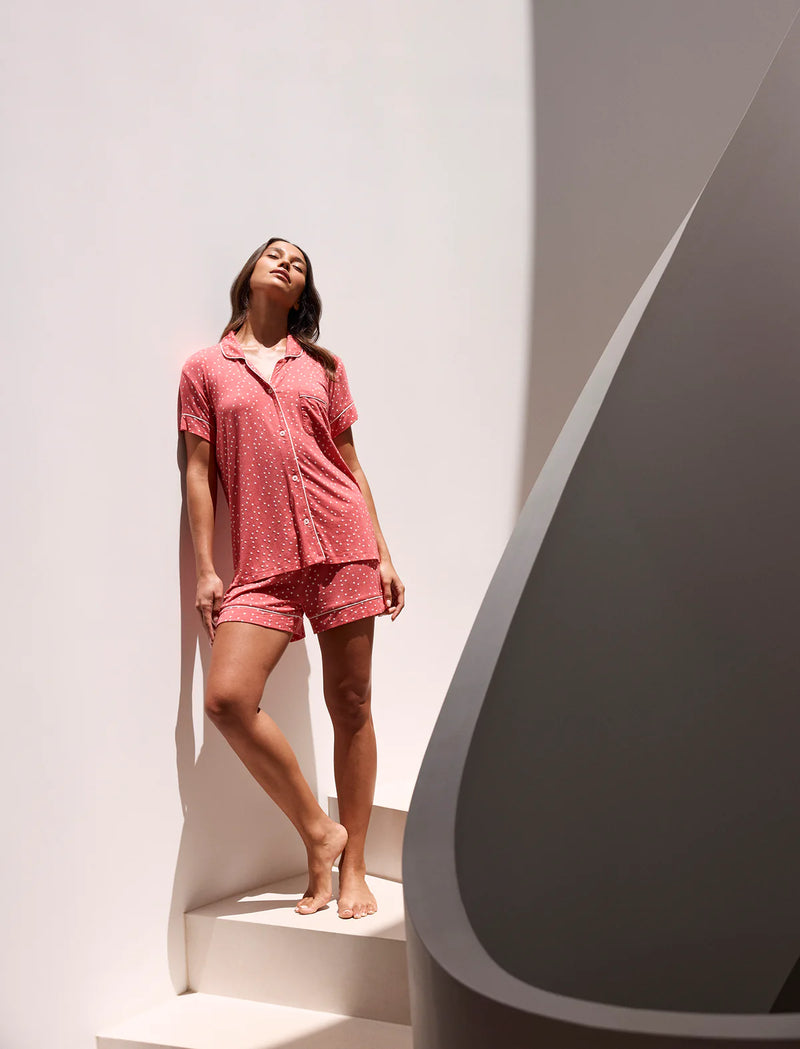Papinelle - Kate Modal Soft Boxer PJ | Geranium Stars