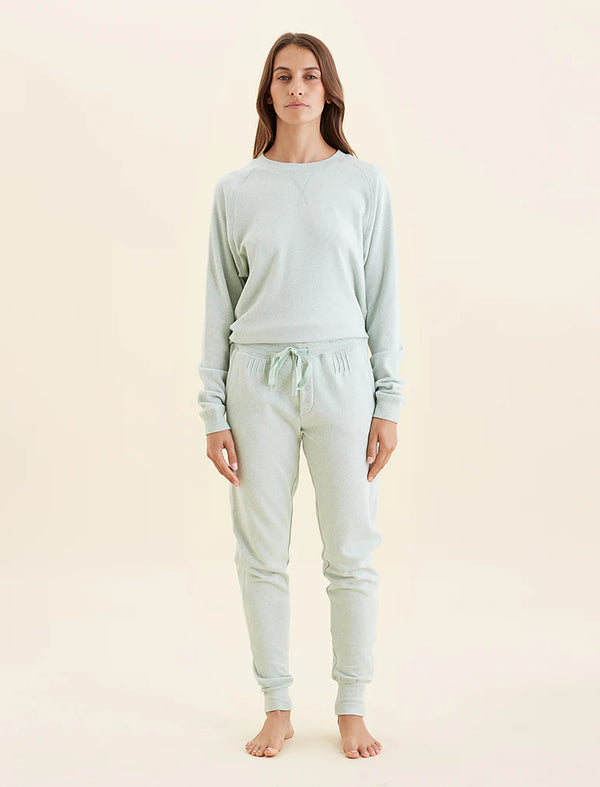 Papinelle - So Soft Fleecy Loungepant - Light Moss