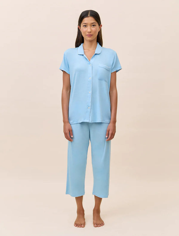 Papinelle - Kate Modal Soft Crop PJ | Blue Bell