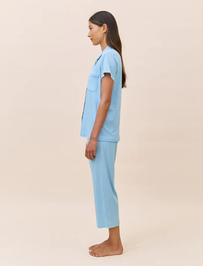 Papinelle - Kate Modal Soft Crop PJ | Blue Bell