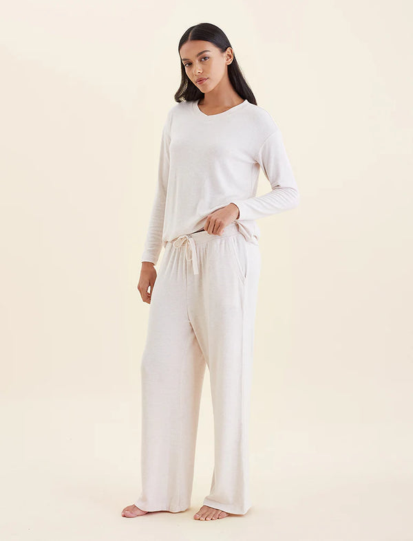Papinelle - Feathersoft Wide Leg Pant | Almond