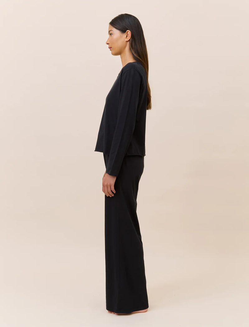 Papinelle - Jada Organic Wide Leg Pant | Black