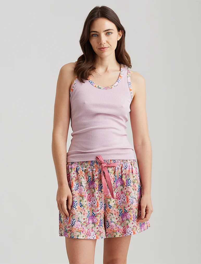 Papinelle - Painted Travels Liberty Rib Tank | Papinelle Pink