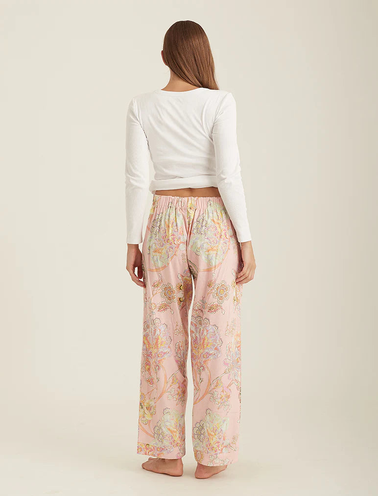 Papinelle - Coco Organic Cotton Full Length Pant | Papinelle Pink