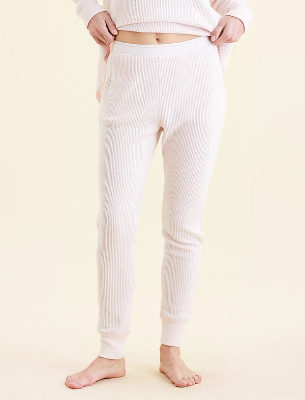 Papinelle - Super Soft Waffle Exposed Elastic Joggers