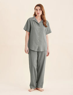 Papinelle - Anais  PJ Set | Forest Green