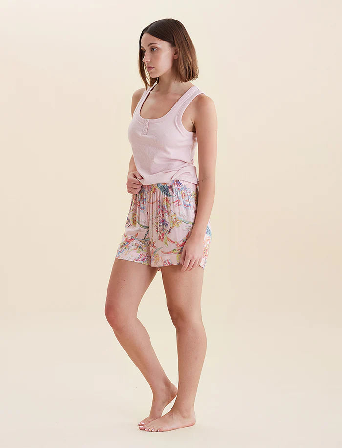 Papinelle - Bailey Boxer Short | Strawberry Cream