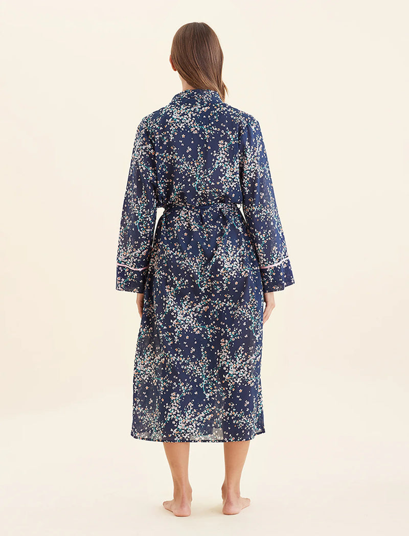 Papinelle - Cheri Blossom Maxi Robe | Navy