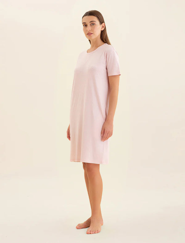 Papinelle - Jada Organic Cotton Knit Nightie | Papinelle Pink