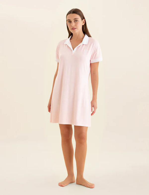 Papinelle - Tennis Terry NightShirt | Papinelle Pink