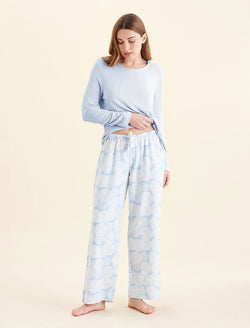 Papinelle - Snowball Cosy FL Pant & Feather Soft Top | Winter Blue