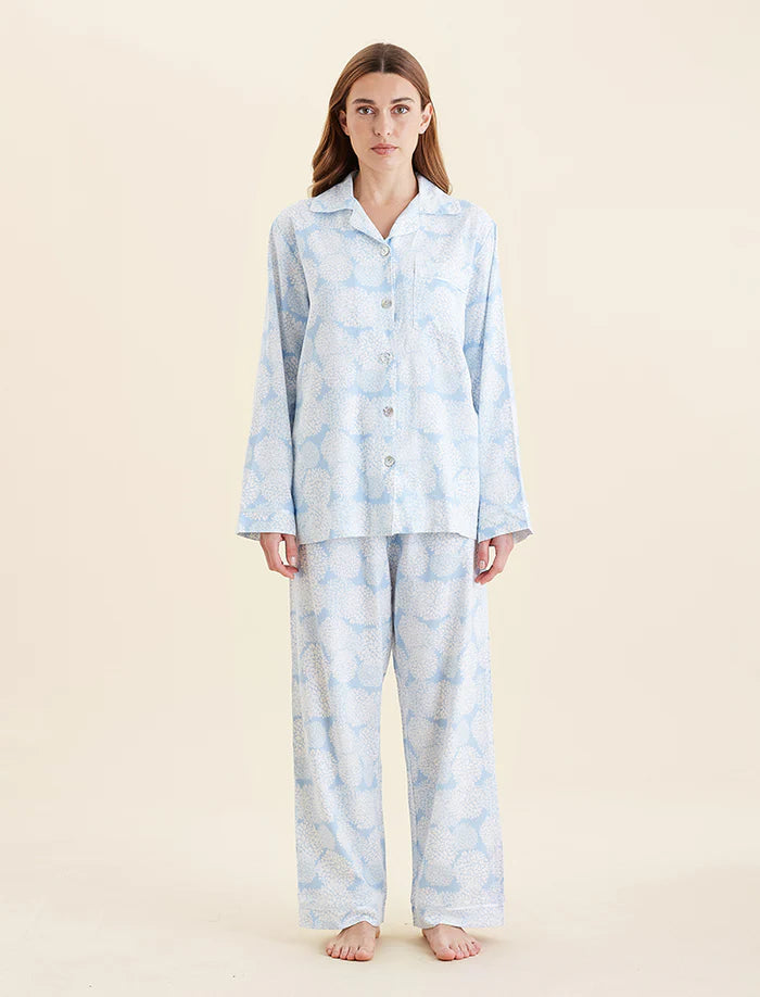Papinelle - SnowBall Cozy Full Length PJ Set | Winter Blue