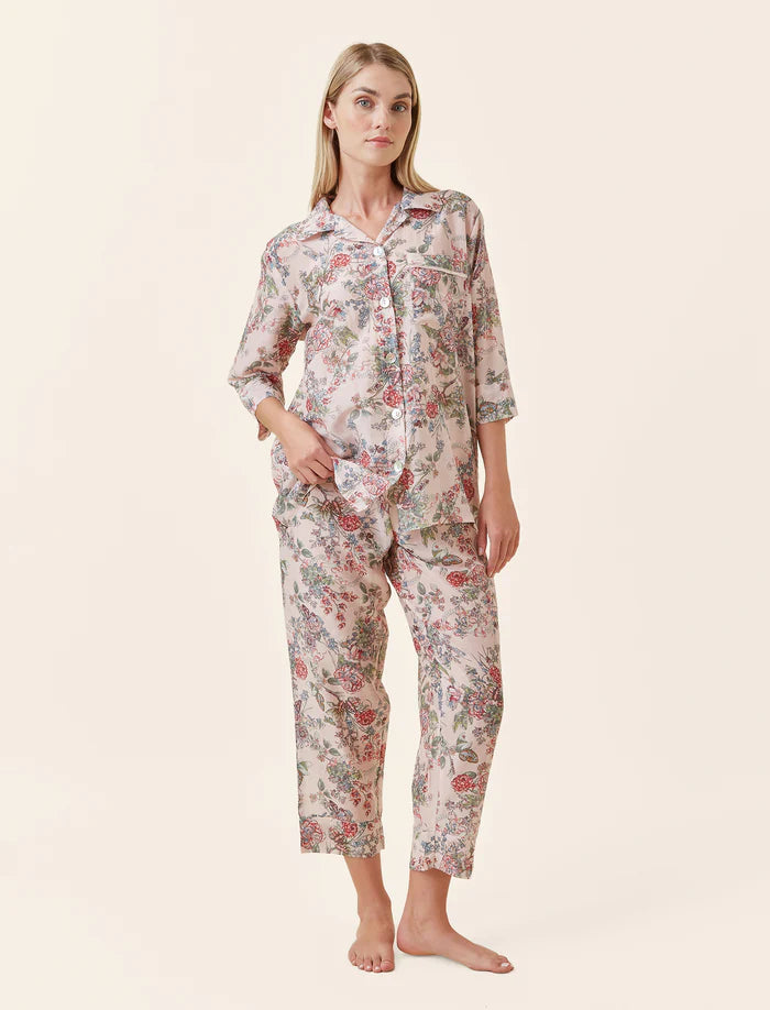 Papinelle - Layla Crop PJ Set | Pink
