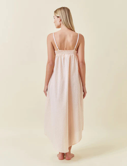 Papinelle - Swiss Dot Lace Front Maxi Nightie