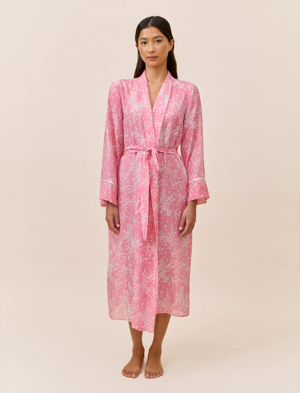 Papinelle - Cheri Blossom Maxi Robe | Pink Lemonade