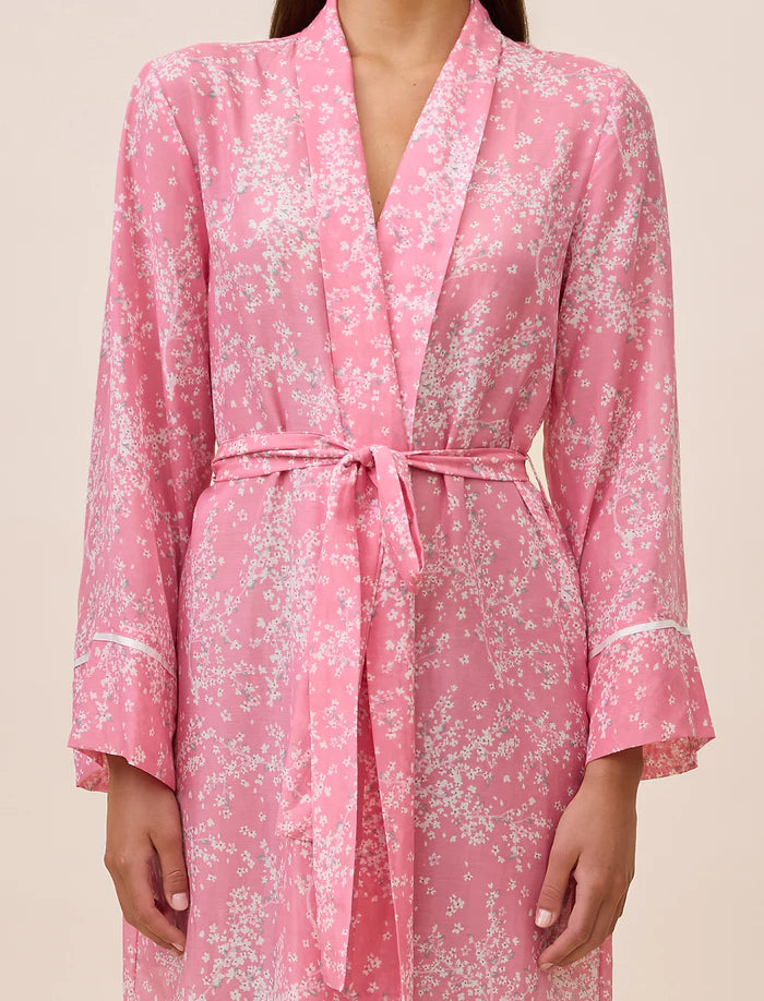 Papinelle - Cheri Blossom Maxi Robe | Pink Lemonade
