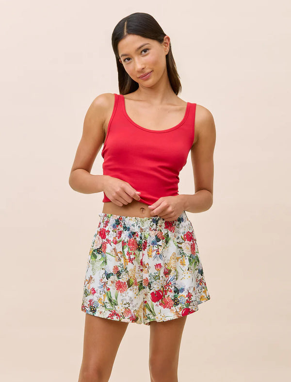 Papinelle - Holly Boxer & Singlet Set | White