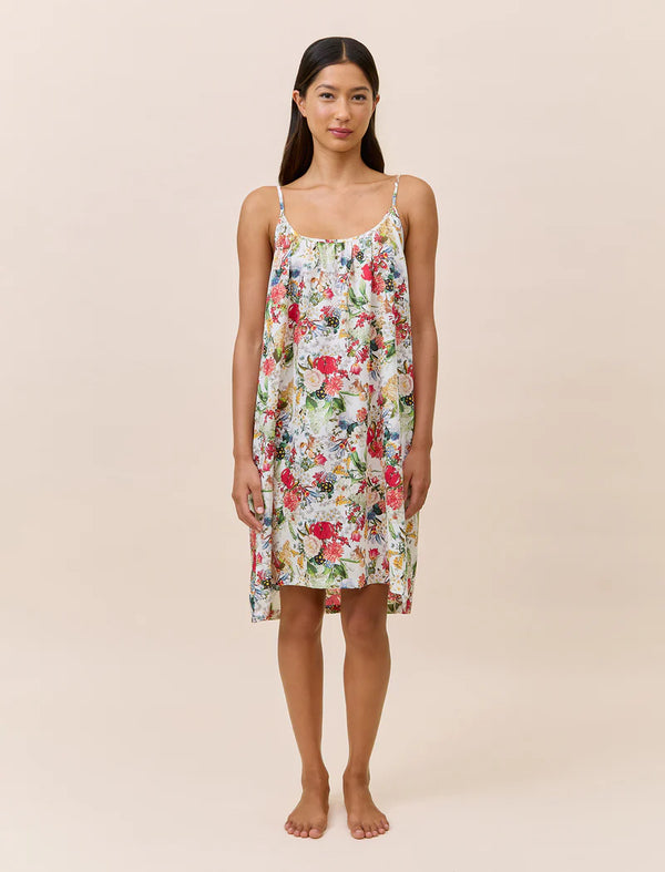 Papinelle - Holly Strappy Cotton  Nightie | White