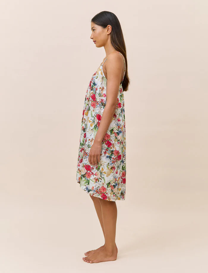 Papinelle - Holly Strappy Cotton  Nightie | White