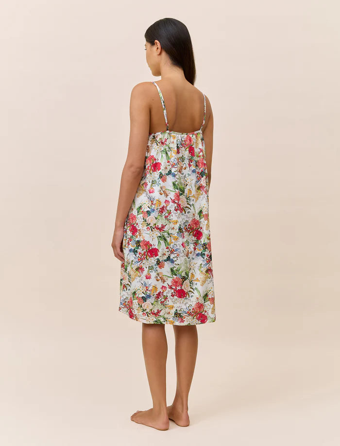 Papinelle - Holly Strappy Cotton  Nightie | White