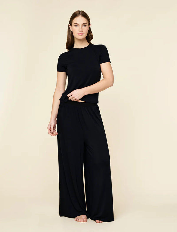 Papinelle - Katie Modal Soft Wide Leg Pant | Black