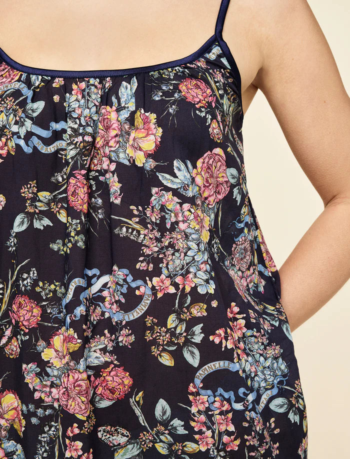 Papinelle - Layla Strappy Nightie | Navy