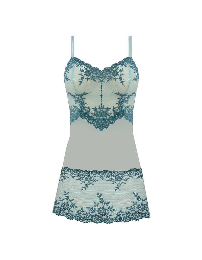 Wacoal - Embrace Lace Chemise | Eggshell Blue