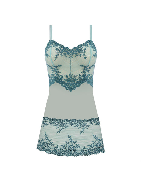 Wacoal Embrace Lace Chemise Donna In Pizzo – Trasparente Con Spalline Regolabili, Lunghezza 81,3 Cm - 3