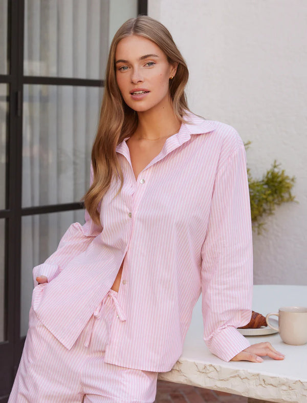 Papinelle - French Stripe Full Length PJ Set