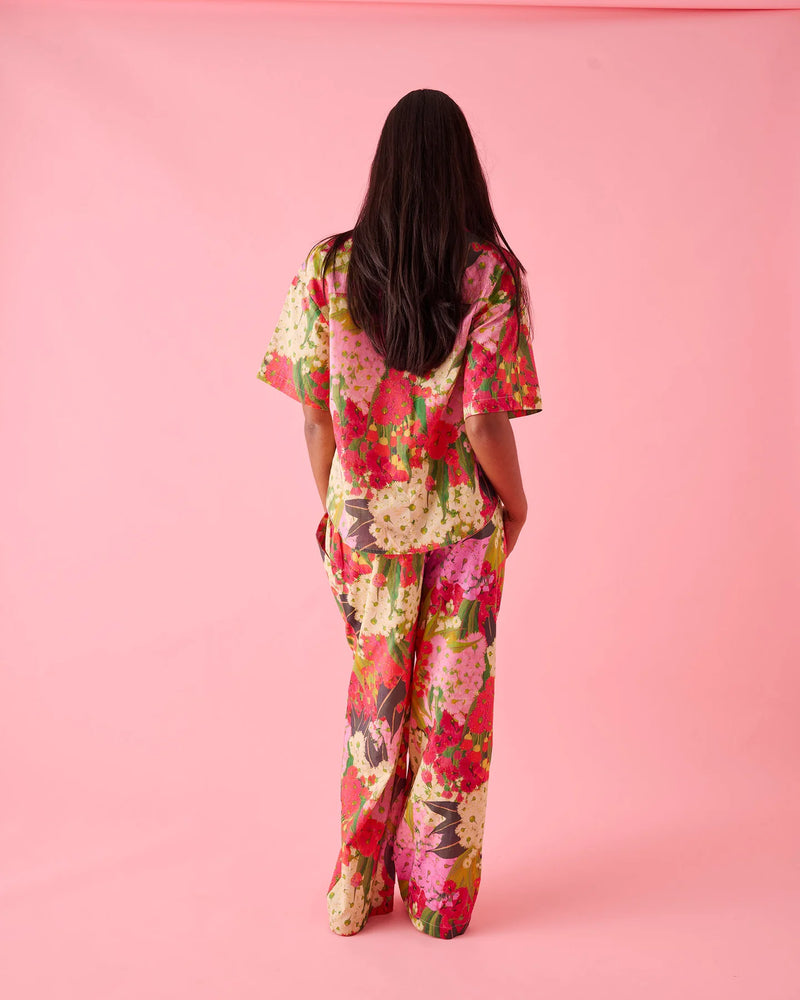 Kip & Co - Australian Bush Blossom Short Sleeve Shirt & Pant