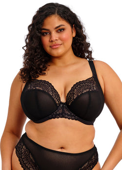 Elomi - Tiernie Underwire  Plunge Bra | Black