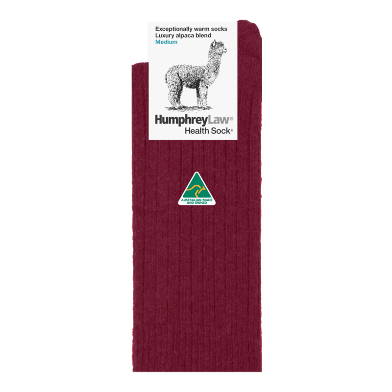 Humphrey Law - Exceptionally Warm Alpaca  Blend Health Sock