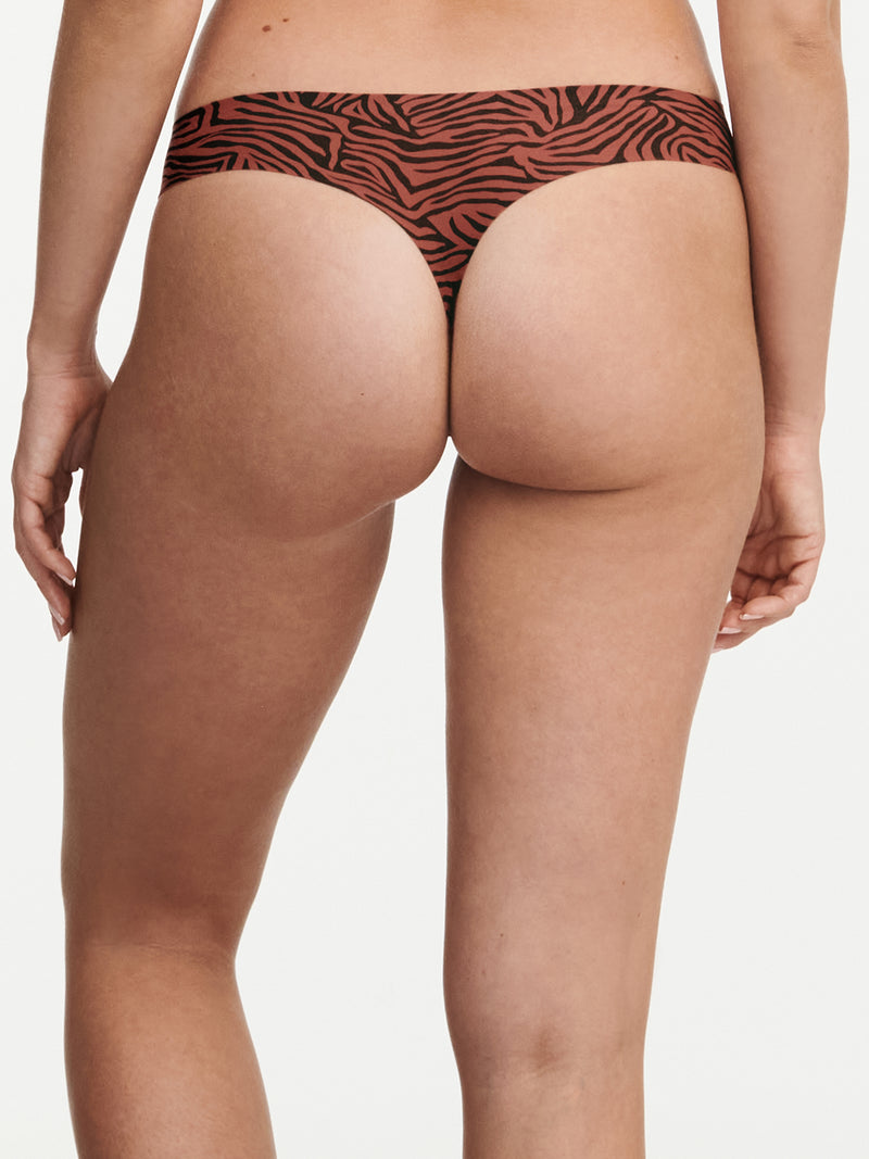 Chantelle 11D9 SoftStretch Thong - Leopard - Allure Intimate Apparel