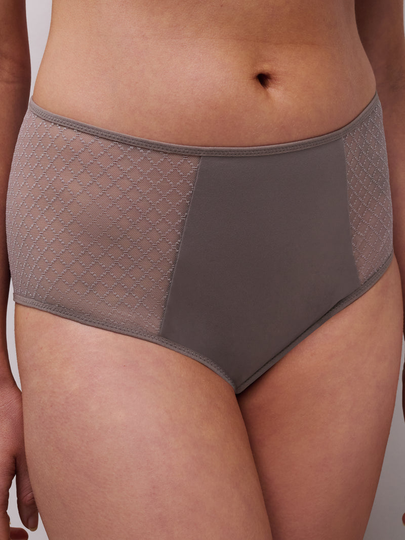 Chantelle - Norah Chic High Waisted Full Brief | Bronzed Taupe