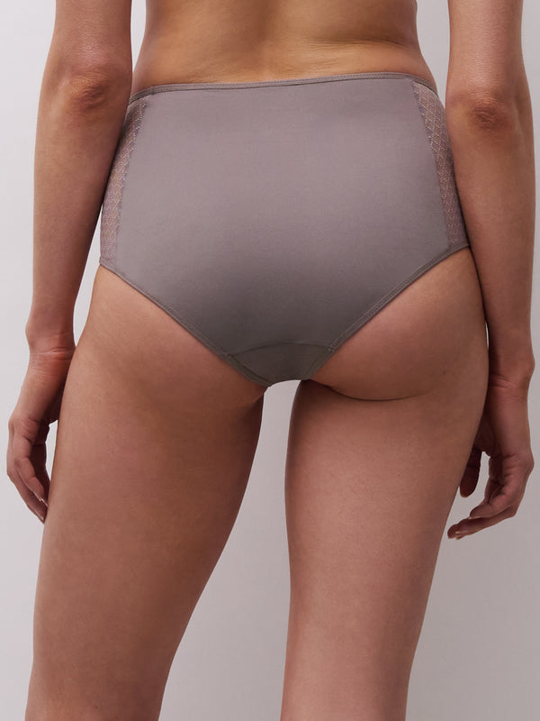 Chantelle - Norah Chic High Waisted Full Brief | Bronzed Taupe