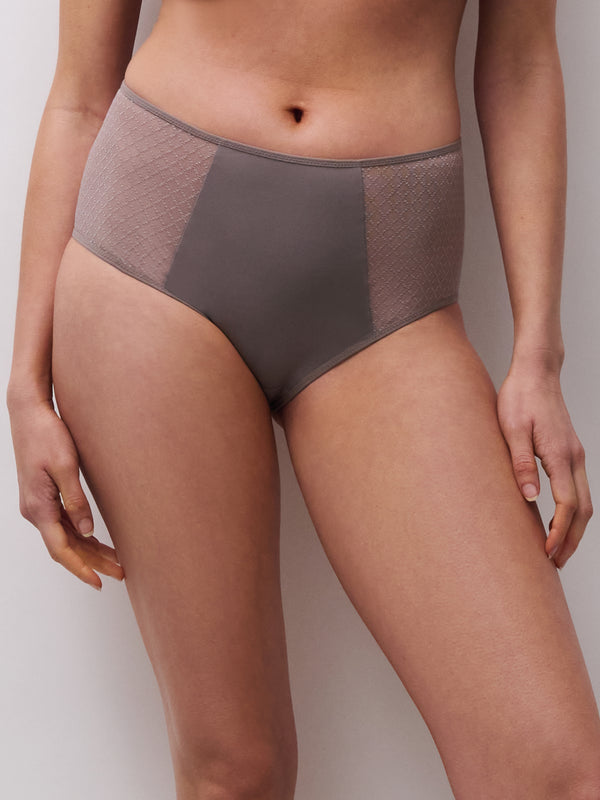 Chantelle - Norah Chic High Waisted Full Brief | Bronzed Taupe