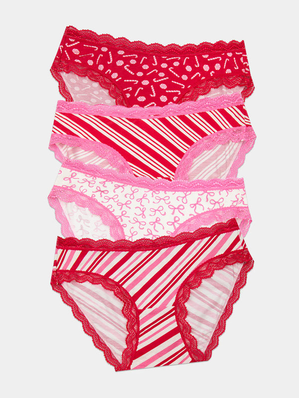 Stripe & Stare - Christmas Original  Knickers 4 Pack