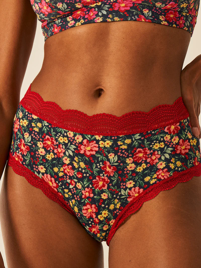 Stripe & Stare - High Rise 4 Pack | Cherry Bloom