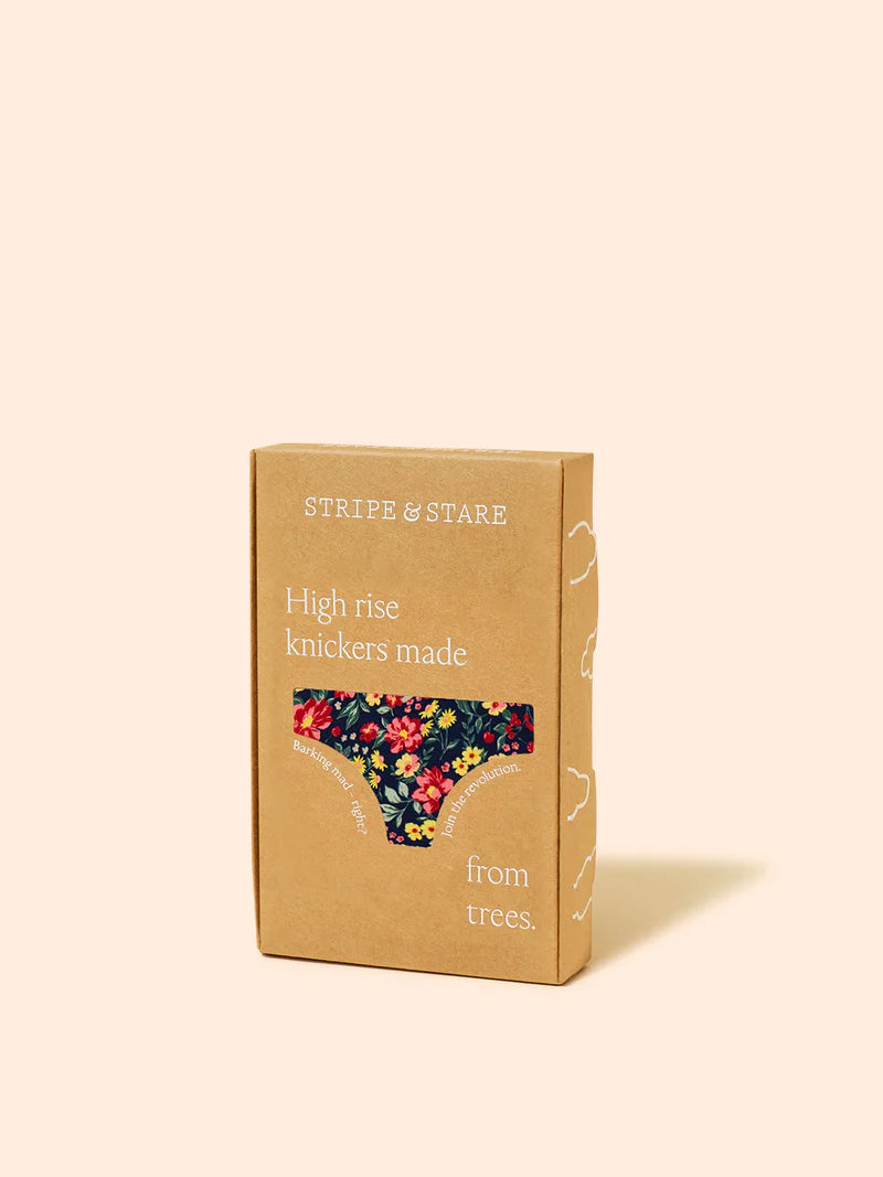 Stripe & Stare - High Rise 4 Pack | Cherry Bloom