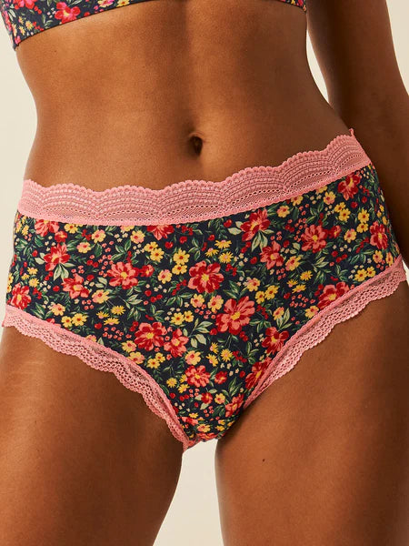 Stripe & Stare - High Rise Cherry Bloom  | Navy