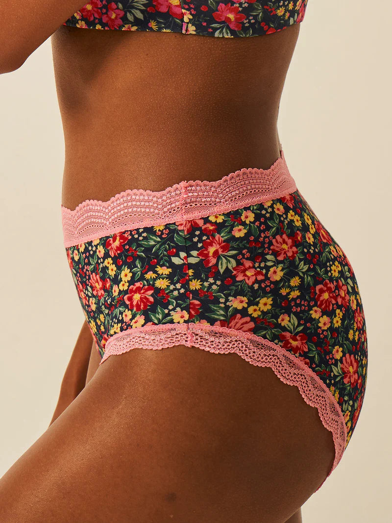 Stripe & Stare - High Rise Cherry Bloom  | Navy