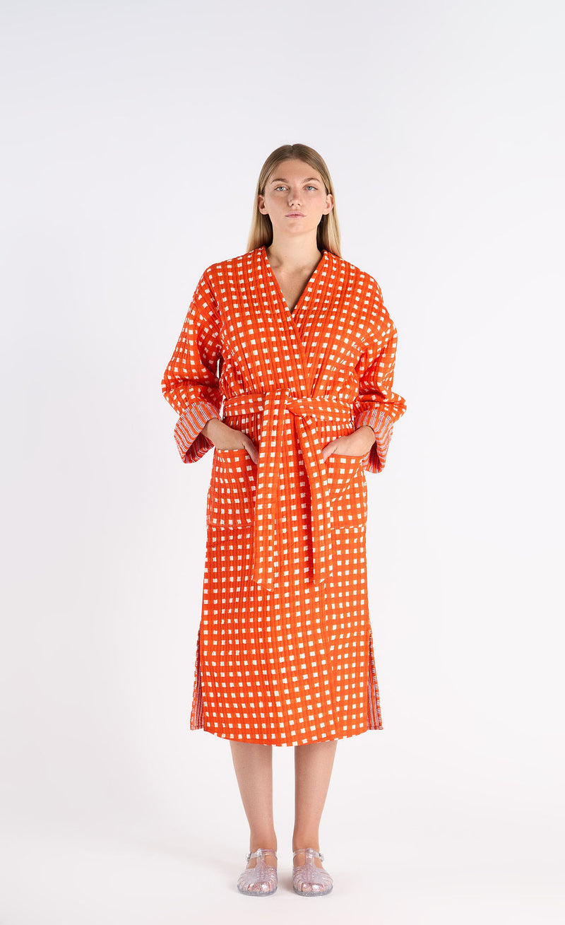 Dowe Bo - Cotton Quilted Robe